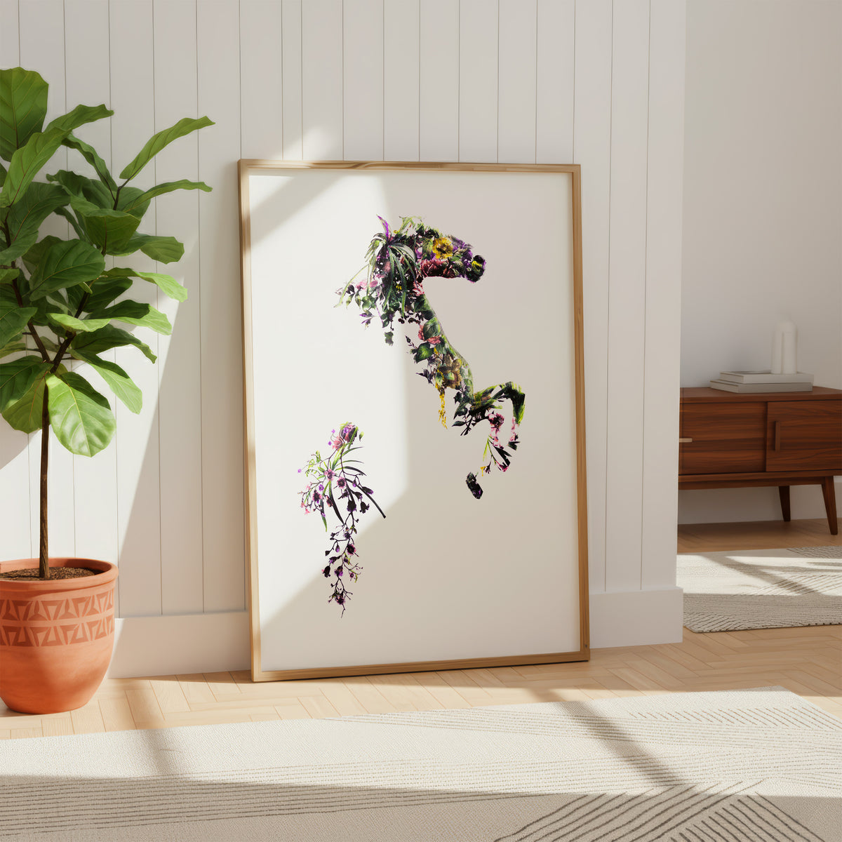 Flower Horse - Art Print