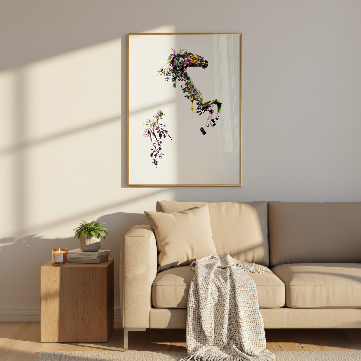 Flower Horse - Art Print