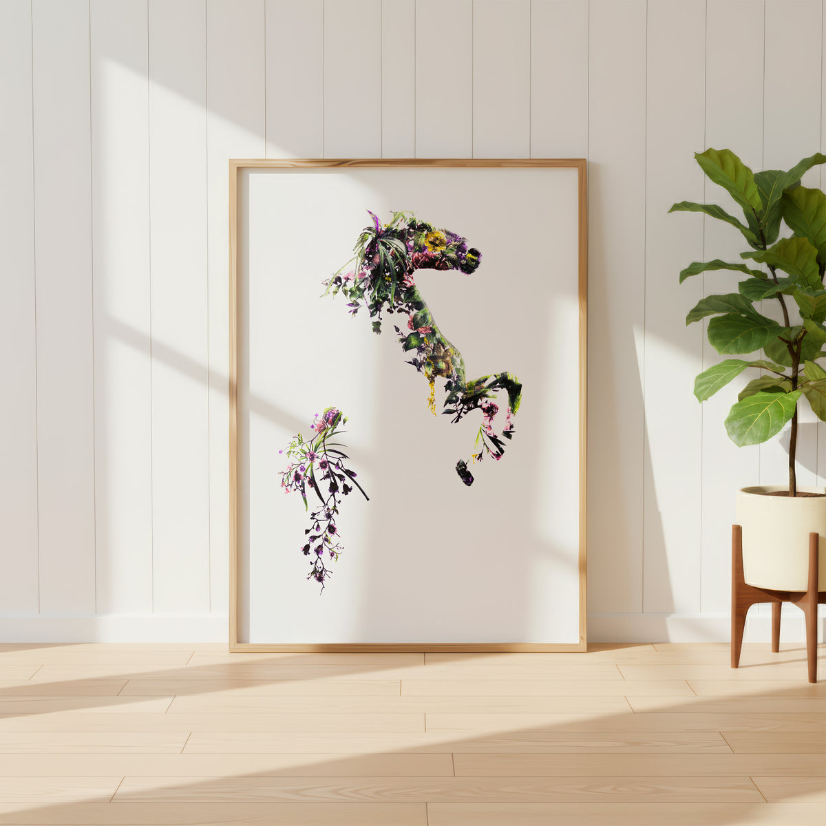 Flower Horse - Art Print