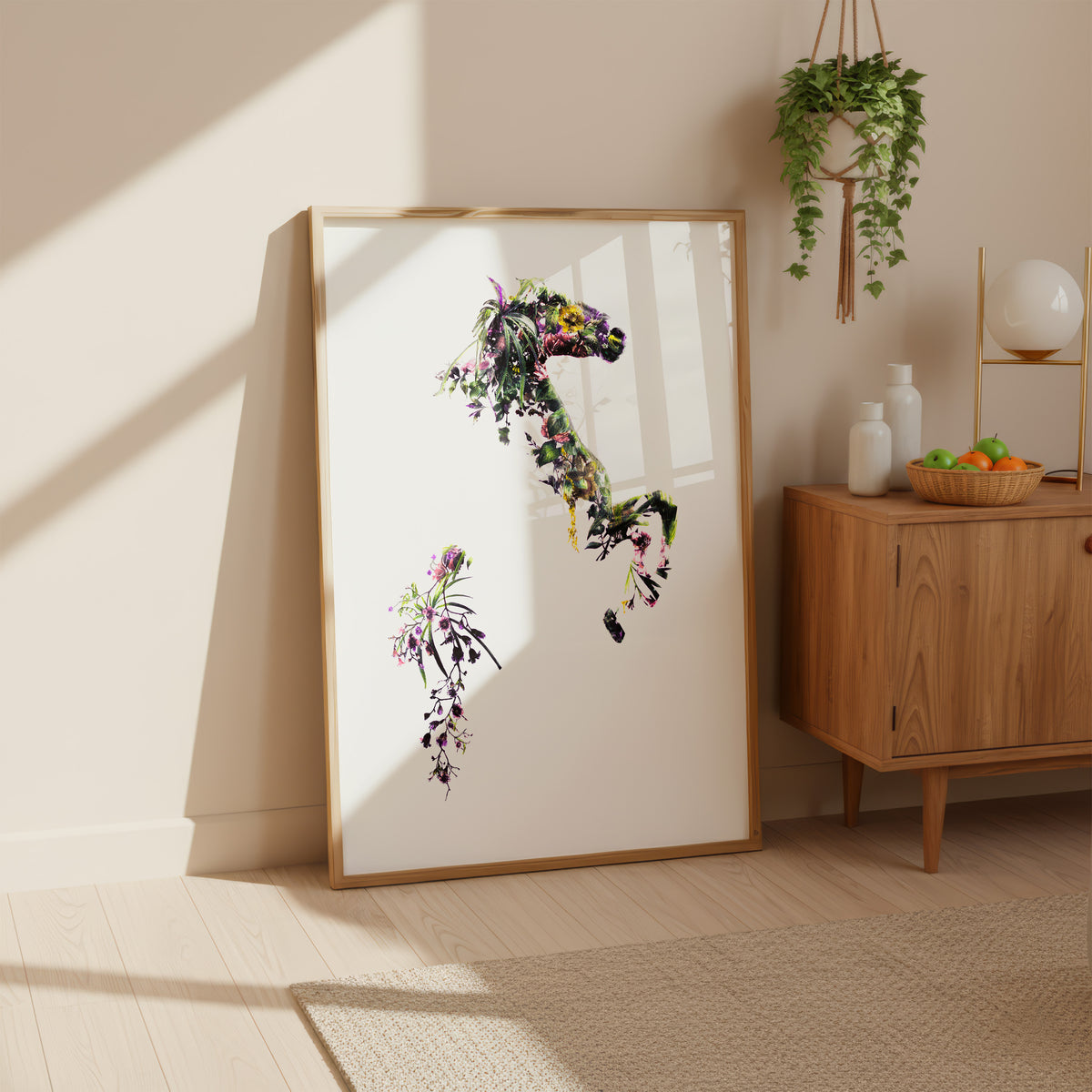 Flower Horse - Art Print