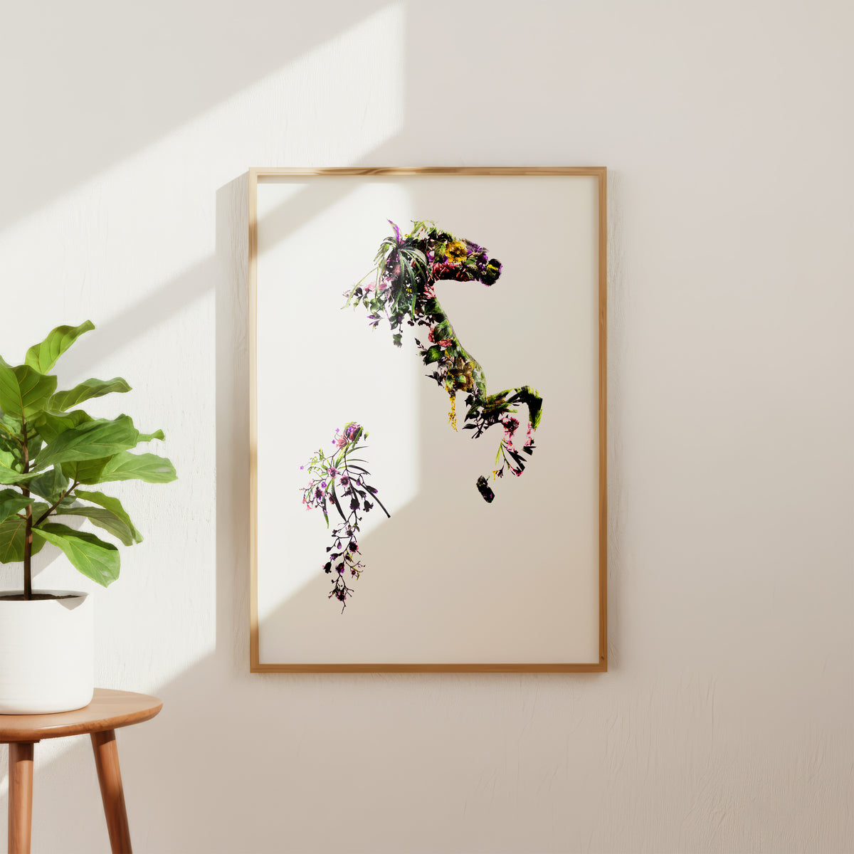 Flower Horse - Art Print