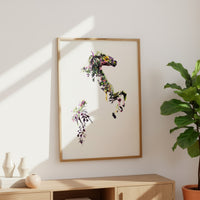 Flower Horse - Art Print