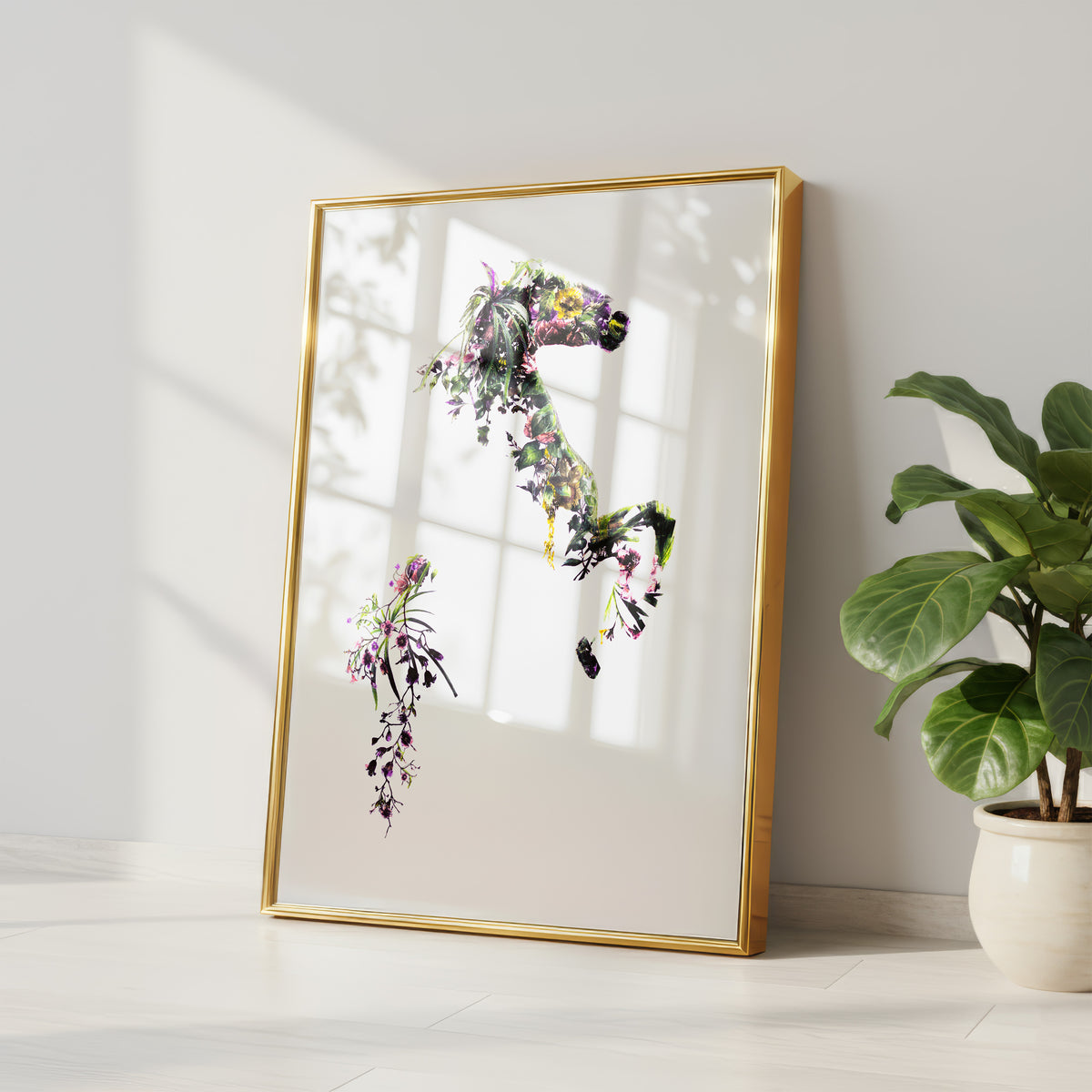 Flower Horse - Art Print