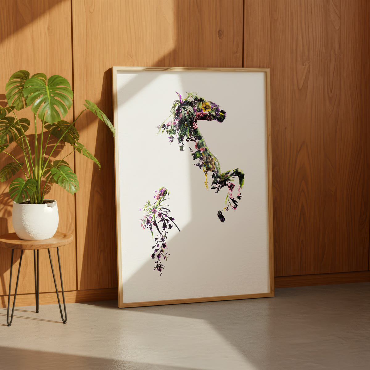 Flower Horse - Art Print