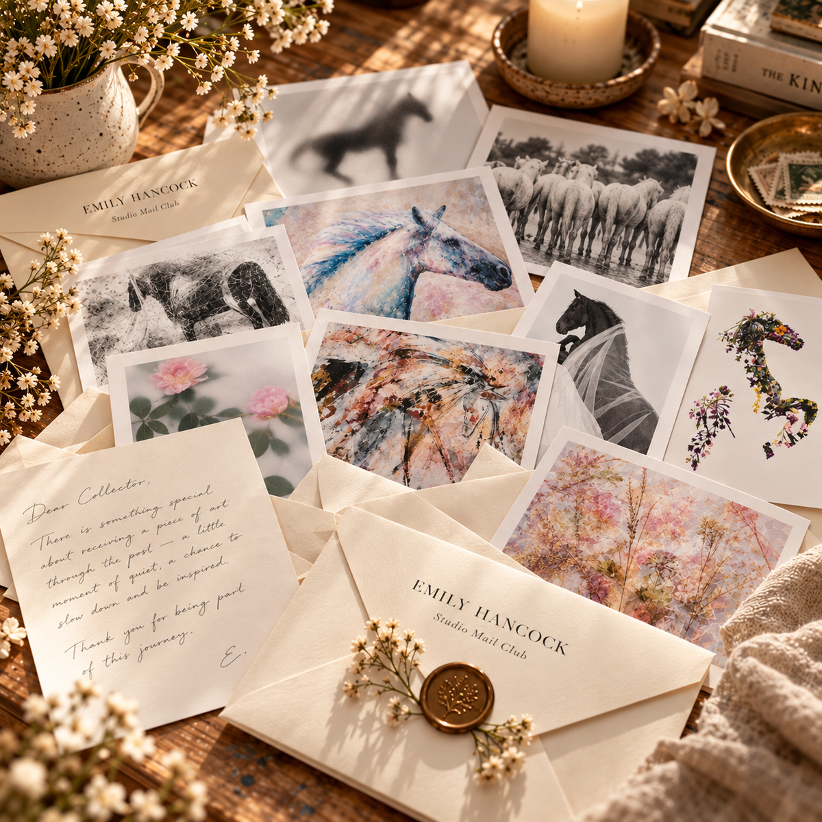 Studio Mail Club — Monthly Letter & Print