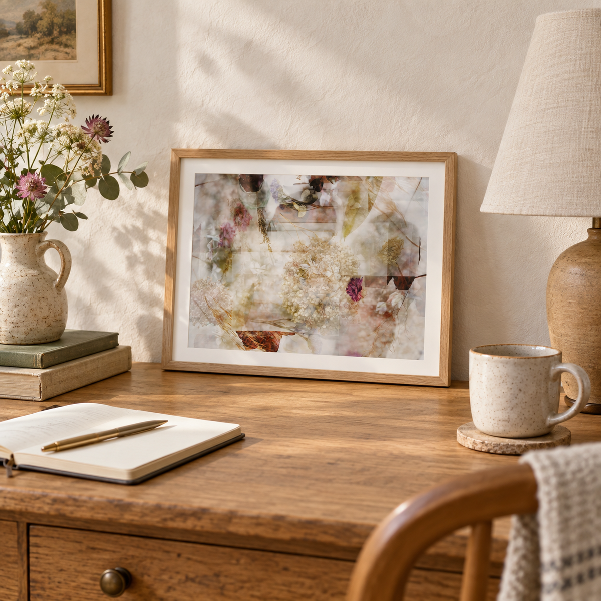 Floating Flowers IX - Fine Art Print