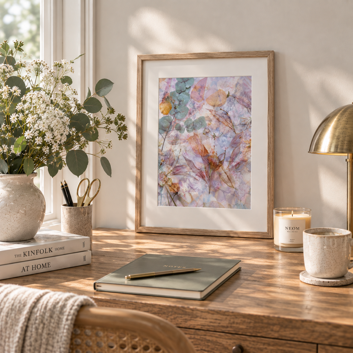Floating Flowers VI - Fine Art Print