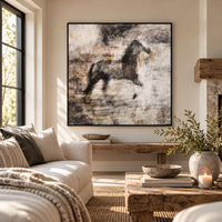 Opulence - Framed Hand-Waxed Mixed Media Fine Art Print