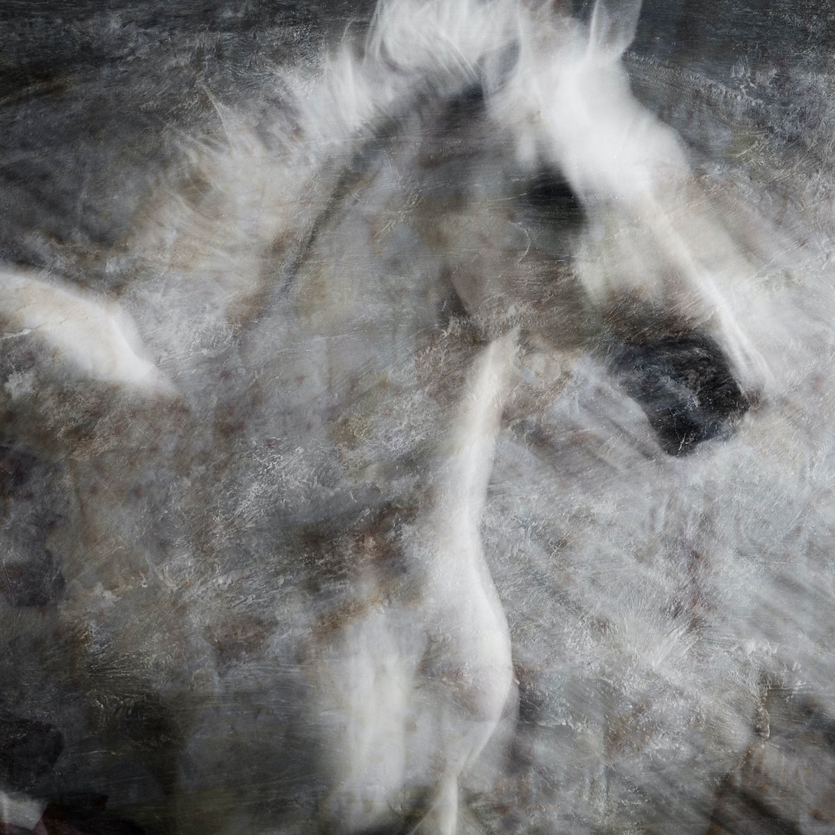 Power - Framed Hand-Waxed Mixed Media Fine Art Print